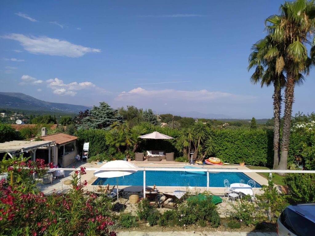 Pool and view from terrace